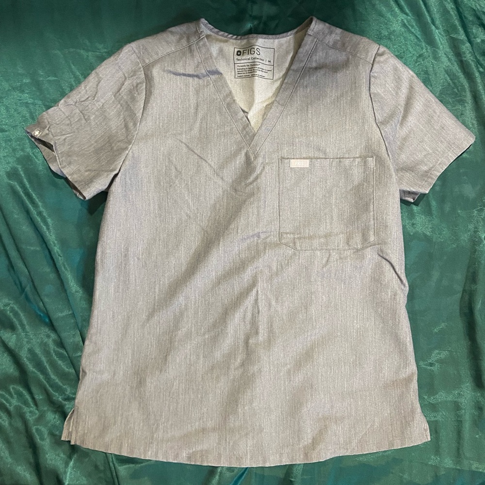 FIGS Caterina scrub top medium Graphite